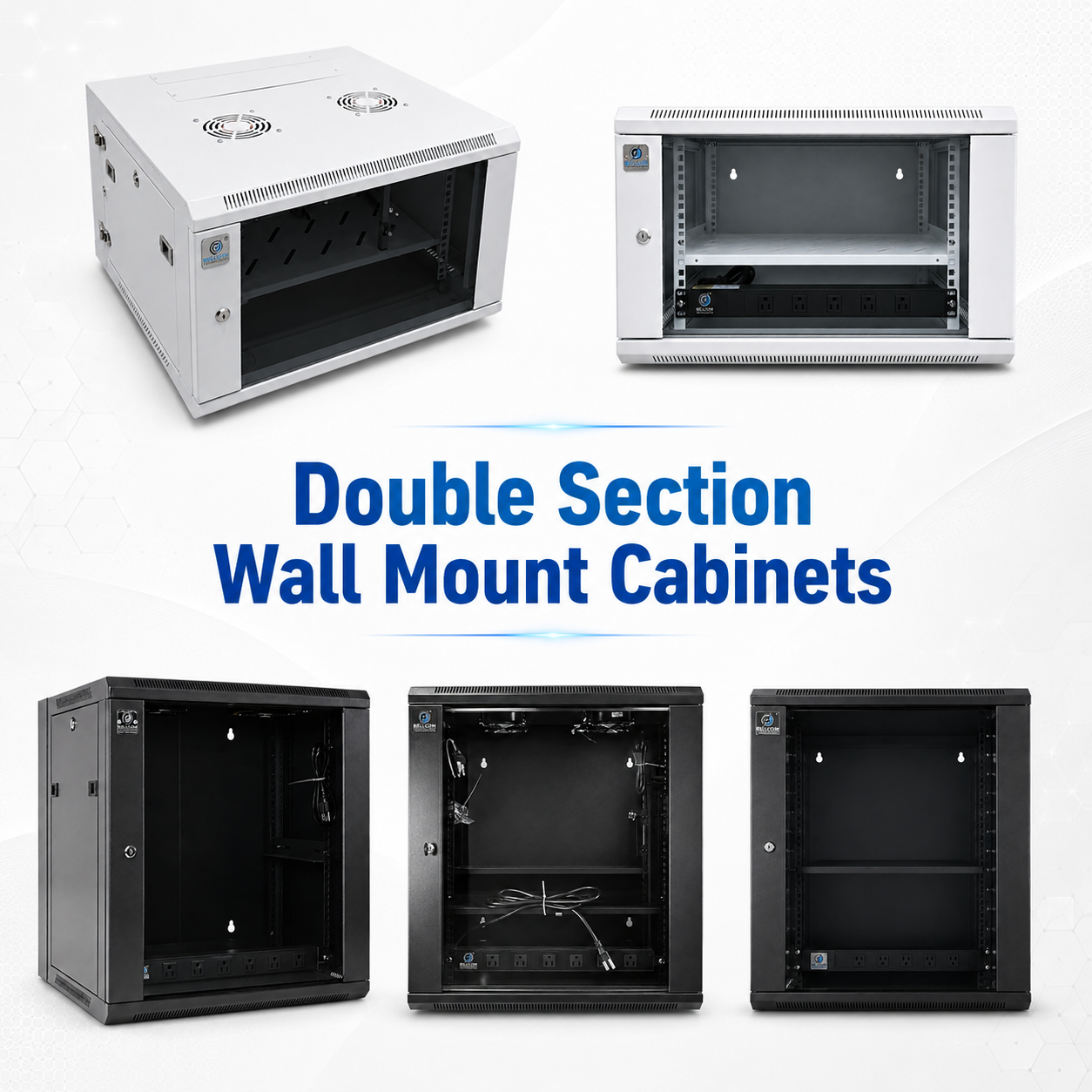 Double Section Wall Mount Cabinets