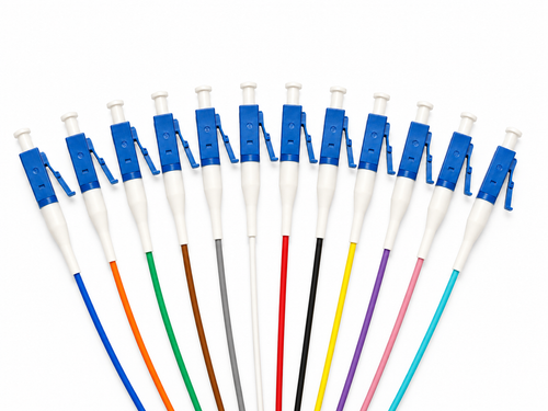 Bellcom 12-Count Fiber Optic Pigtail LC/UPC OS2 (PT-LUOS2-12C-1M)