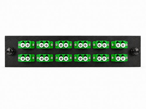 Bellcom 12-Port Fiber Adapter Panel LC/APC SM (BFAP-12P-LCA-SD)
