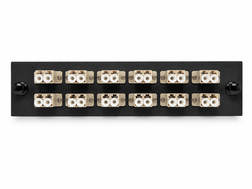 Bellcom 12-Port Fiber Adapter Panel LC/UPC MM (BFAP-12P-LCU-MD)