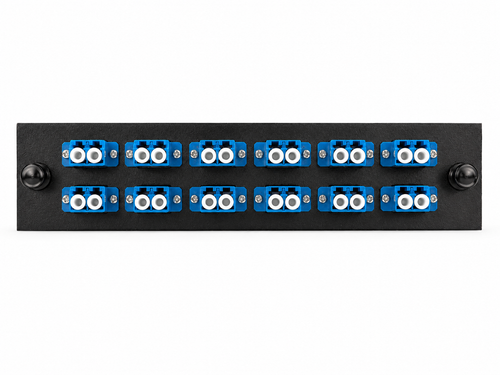 Bellcom 12-Port Fiber Adapter Panel LC/UPC SM (BFAP-12P-LCU-SD)