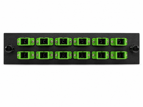 Bellcom 12-Port Fiber Adapter Panel SC/APC SM (BFAP-12P-SCA-SS)