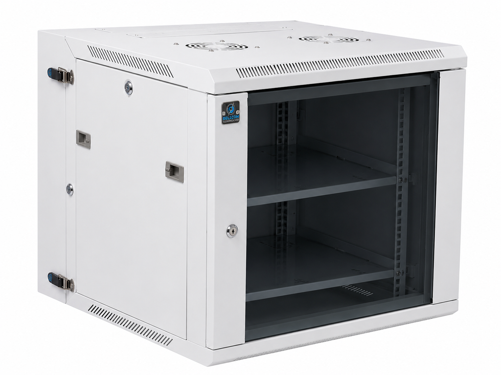 Bellcom 12U Double Section Wall Mount Cabinet (BWCD-12U-WL)
