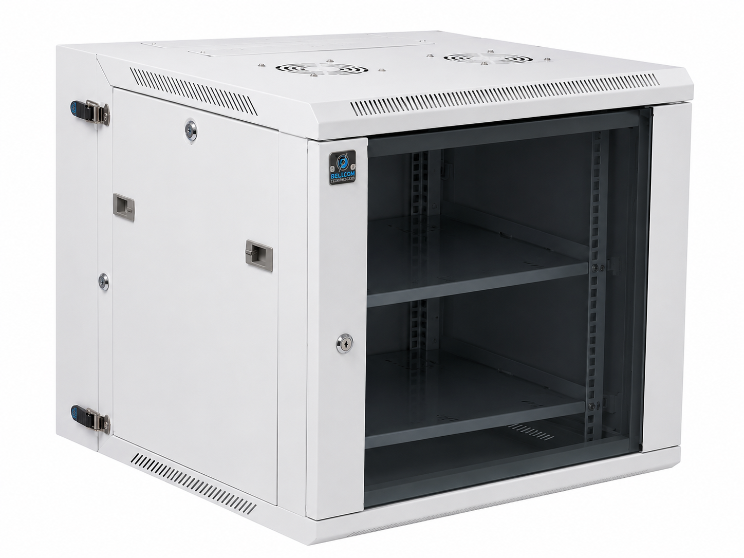Bellcom 12U Double Section Wall Mount Cabinet (BWCD-12U-WL)