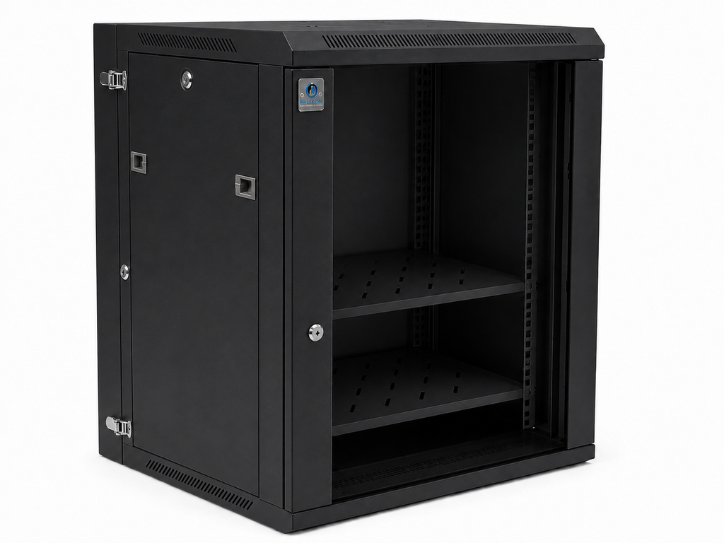 Bellcom 15U Double Section Wall Mount Cabinet (BWCD-15U-L)