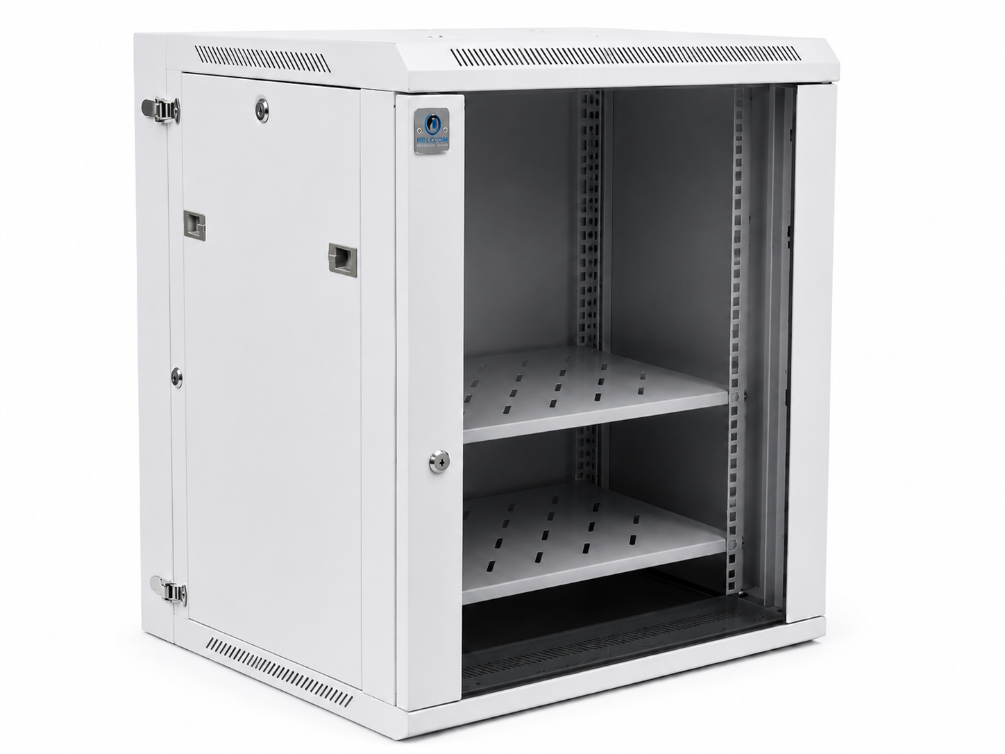 Bellcom 15U Double Section Wall Mount Cabinet (BWCD-15U-WL)