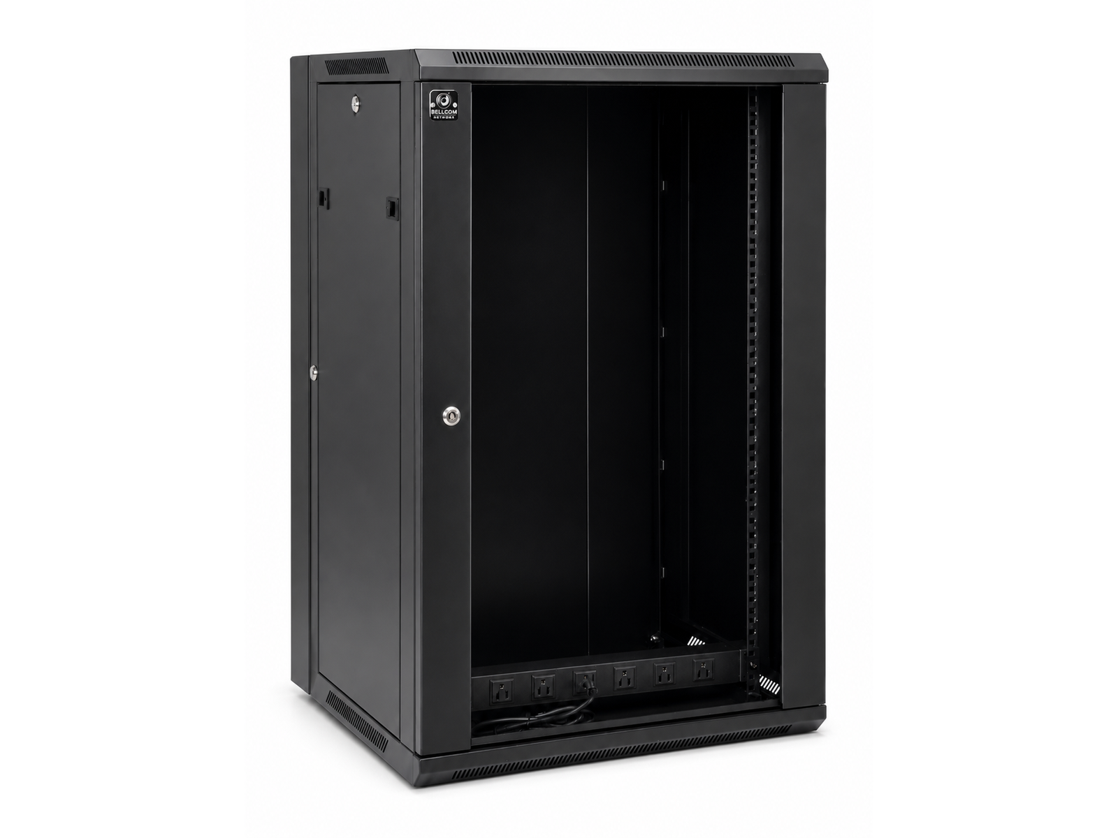 Bellcom 18U Double Section Wall Mount Cabinet (BWCD-18U-L)