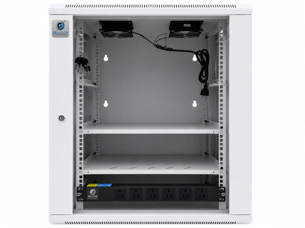 Bellcom 18U Double Section Wall Mount Cabinet (BWCD-18U-WL)