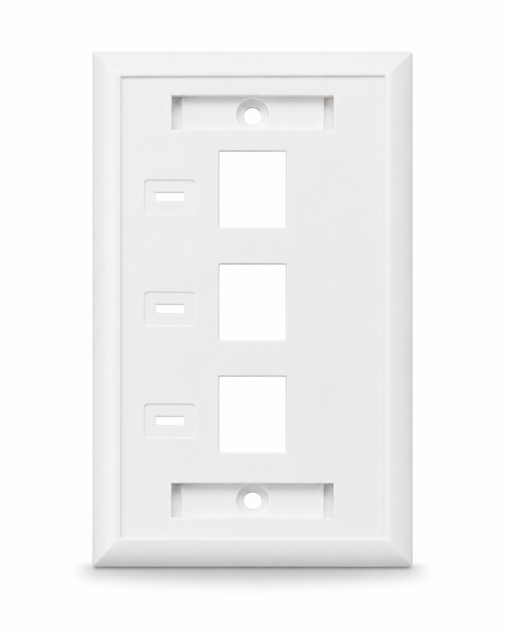 Bellcom 3-Port Faceplate (BFP-3PA)