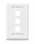 Bellcom 3-Port Faceplate (BFP-3PA)