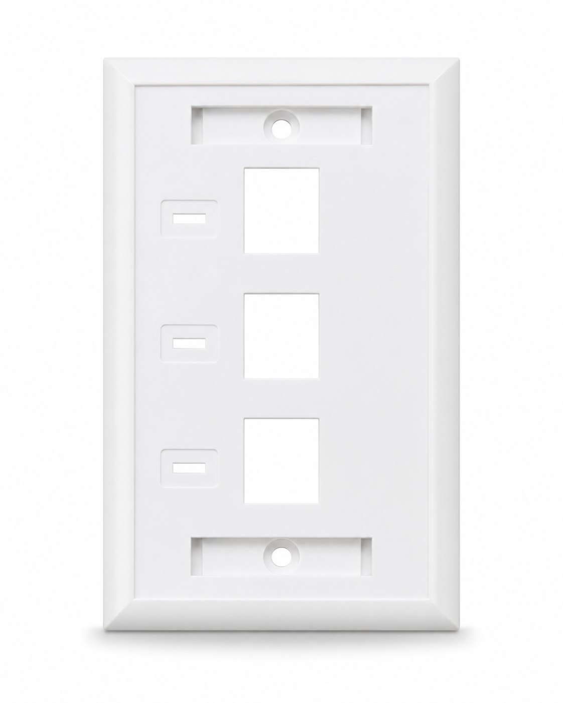Bellcom 3-Port Faceplate (BFP-3PA)
