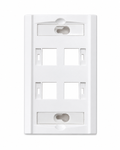 Bellcom 4-Port Faceplate (BFP-4PA)