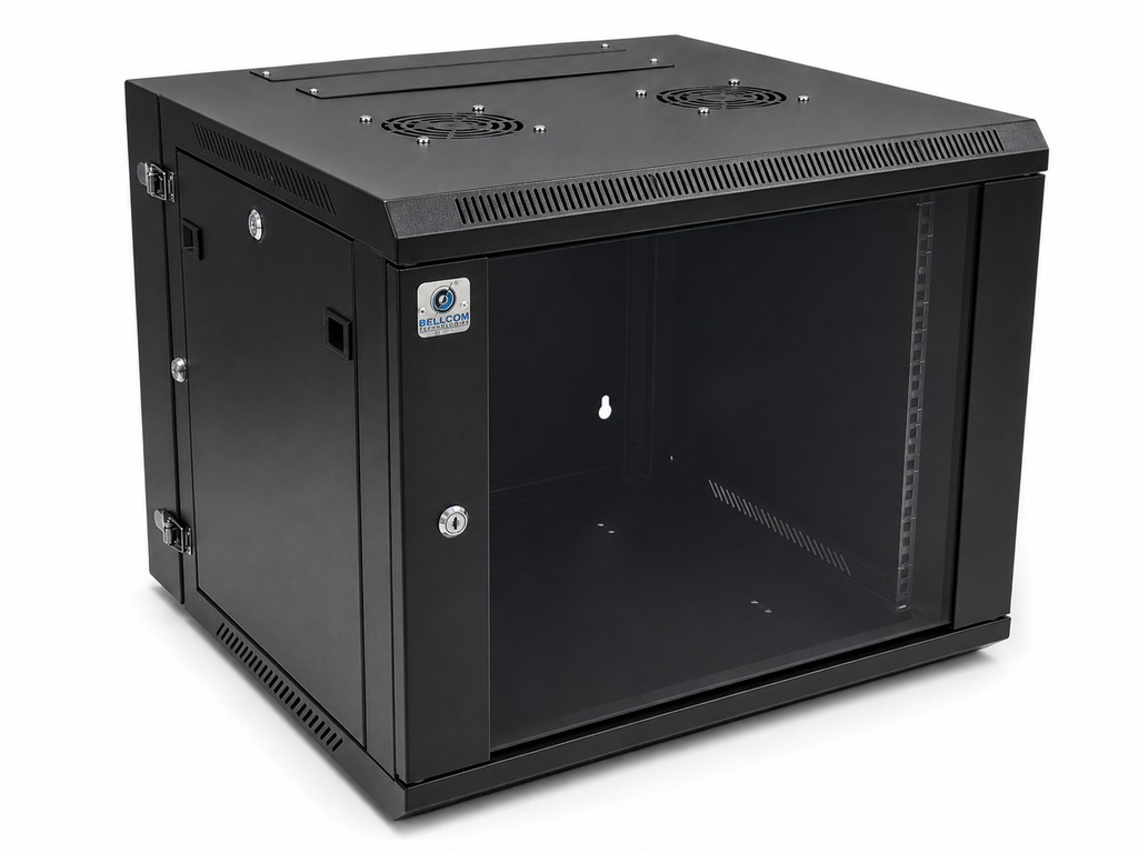 Bellcom 9U Double Section Wall Mount Cabinet (BWCD-9U-L)