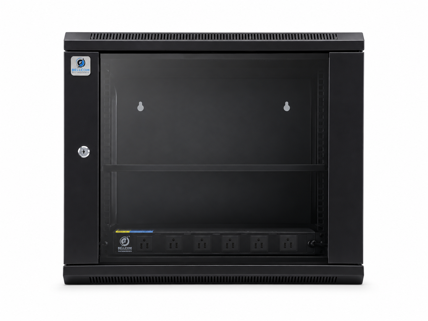 Bellcom 9U Double Section Wall Mount Cabinet (BWCD-9U-L)
