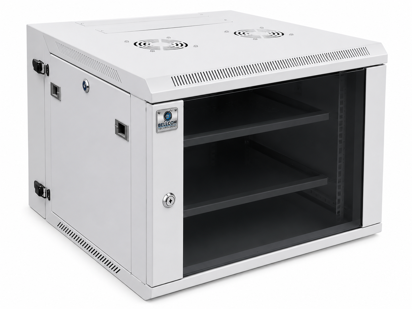 Bellcom 9U Double Section Wall Mount Cabinet (BWCD-9U-WL)