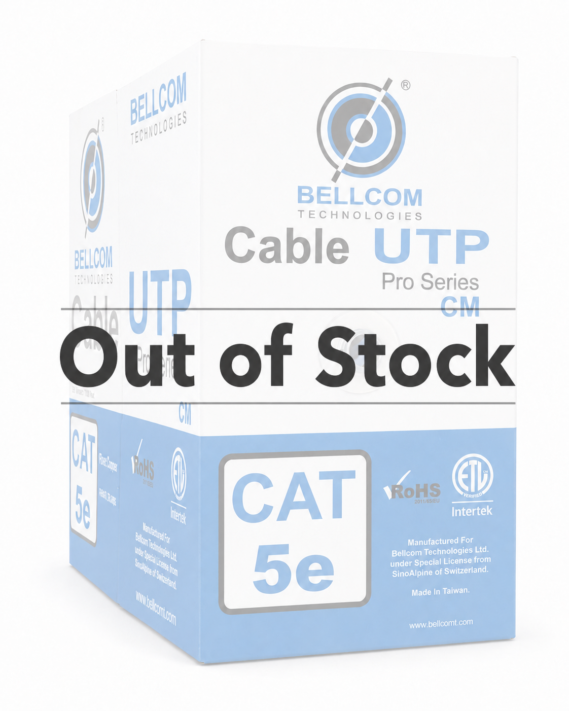 Bellcom CAT5E Cable Out of Stock