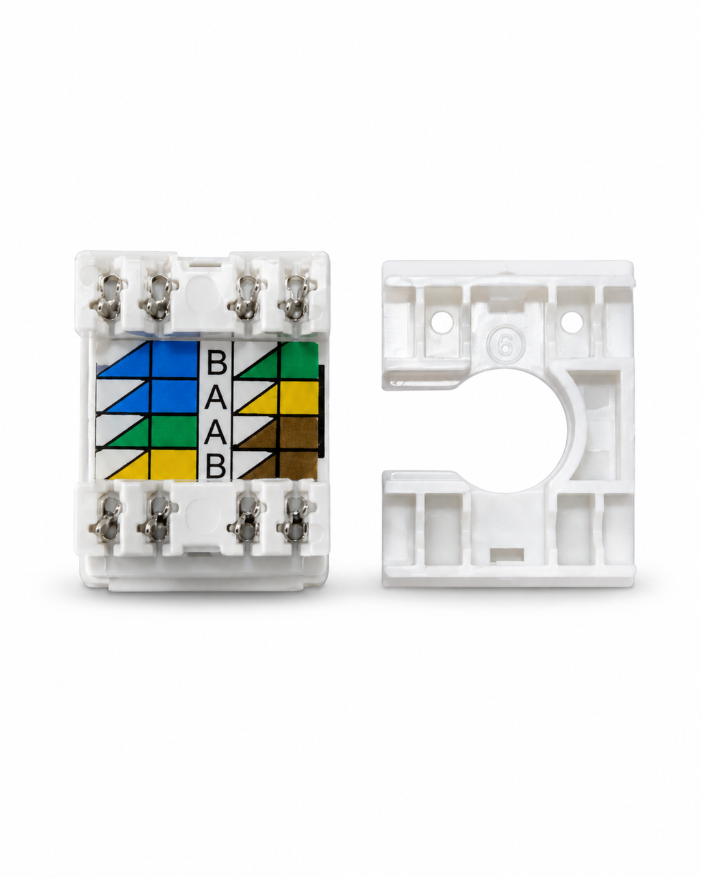 Bellcom CAT6 Unsheilded Keystone Jack (BC6-KSJ)