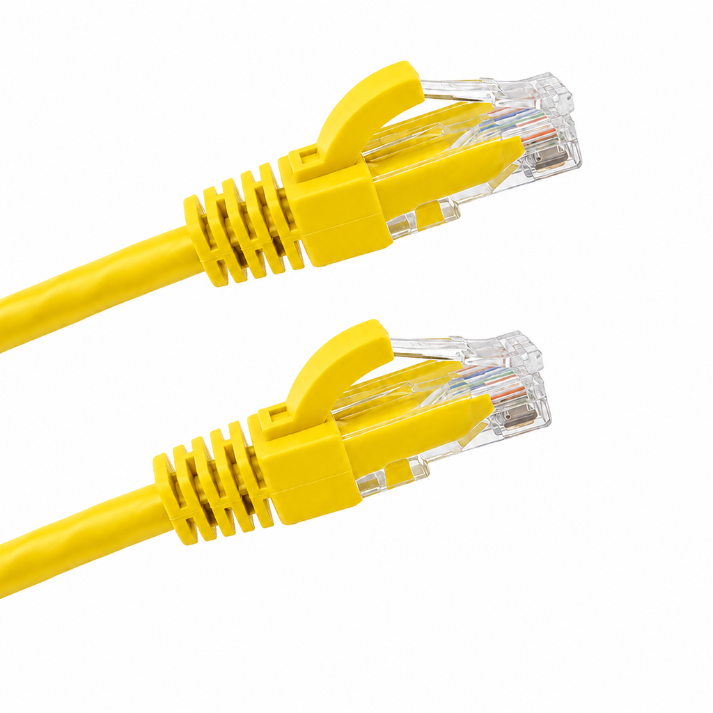 Bellcom CAT6 Unshielded Ethernet Patchcord (BC6-PC-Yellow) 01