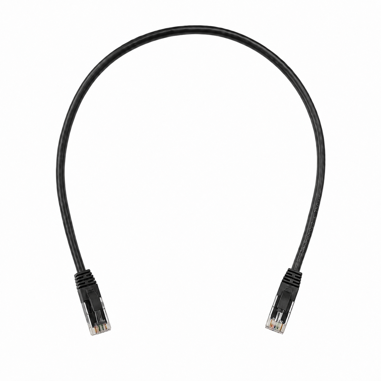 Bellcom CAT6 Unshielded Ethernet Patchcord (BC6-PC0.5MBK)