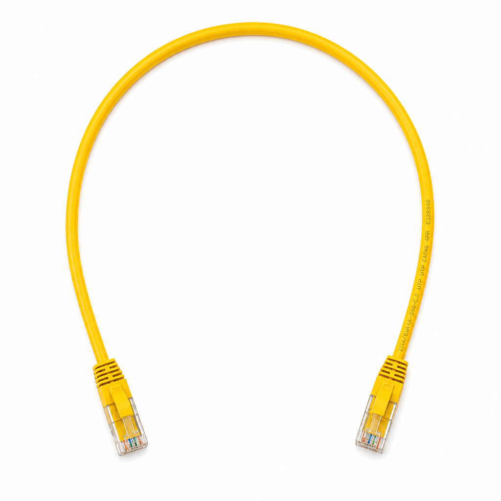 Bellcom CAT6 Unshielded Ethernet Patchcord (BC6-PC0.5MYL)